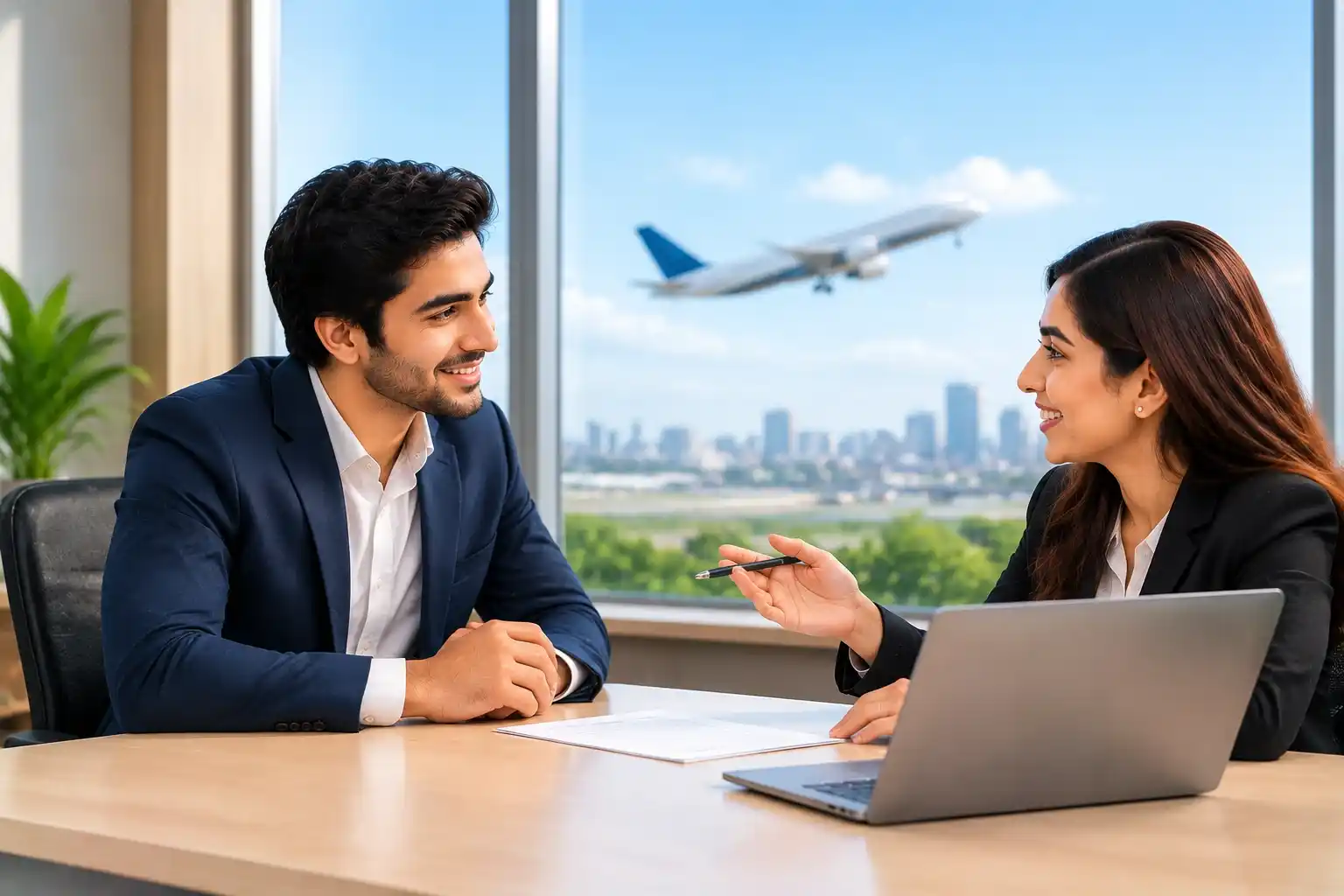 Business visa process at Glorious Abroad Consultants helping professionals and entrepreneurs prepare visa applications for international travel
