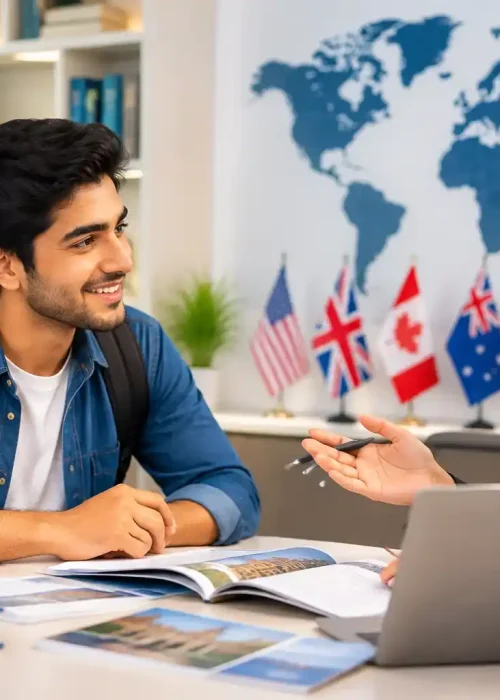 Admission counseling services in Peshawar helping Pakistani students with international university admissions and study abroad guidance